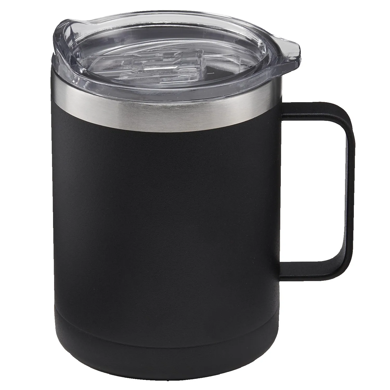 14 Oz. Powder Coated Stainless Steel Camping Mug view 2