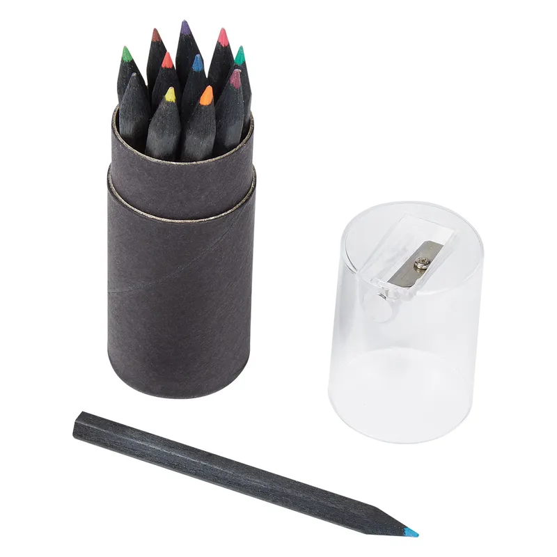 Blackwood 12-piece Colored Pencil Set In Tube With Sharpener view 3