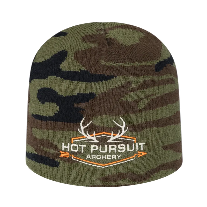 Woodland Camouflage Knit Beanie