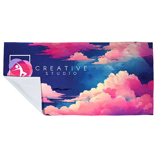 White Logo Folded Edge