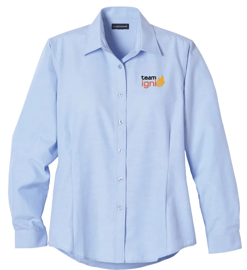 Women's TULARE Oxford Long Sleeve Button Up Shirt