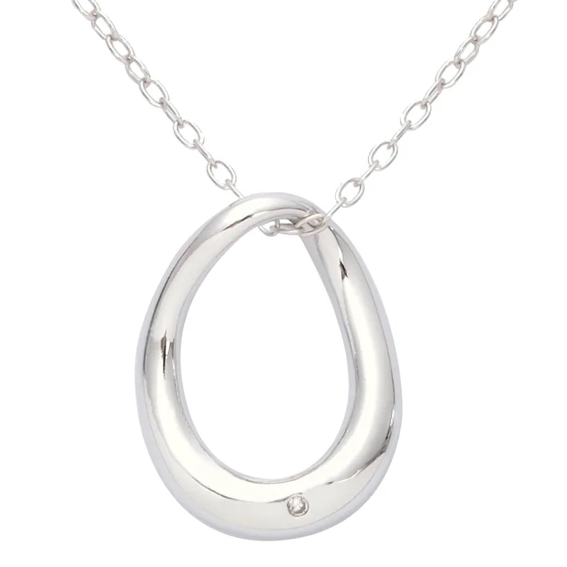 Jilco Inc Sterling Silver & Diamond Necklace