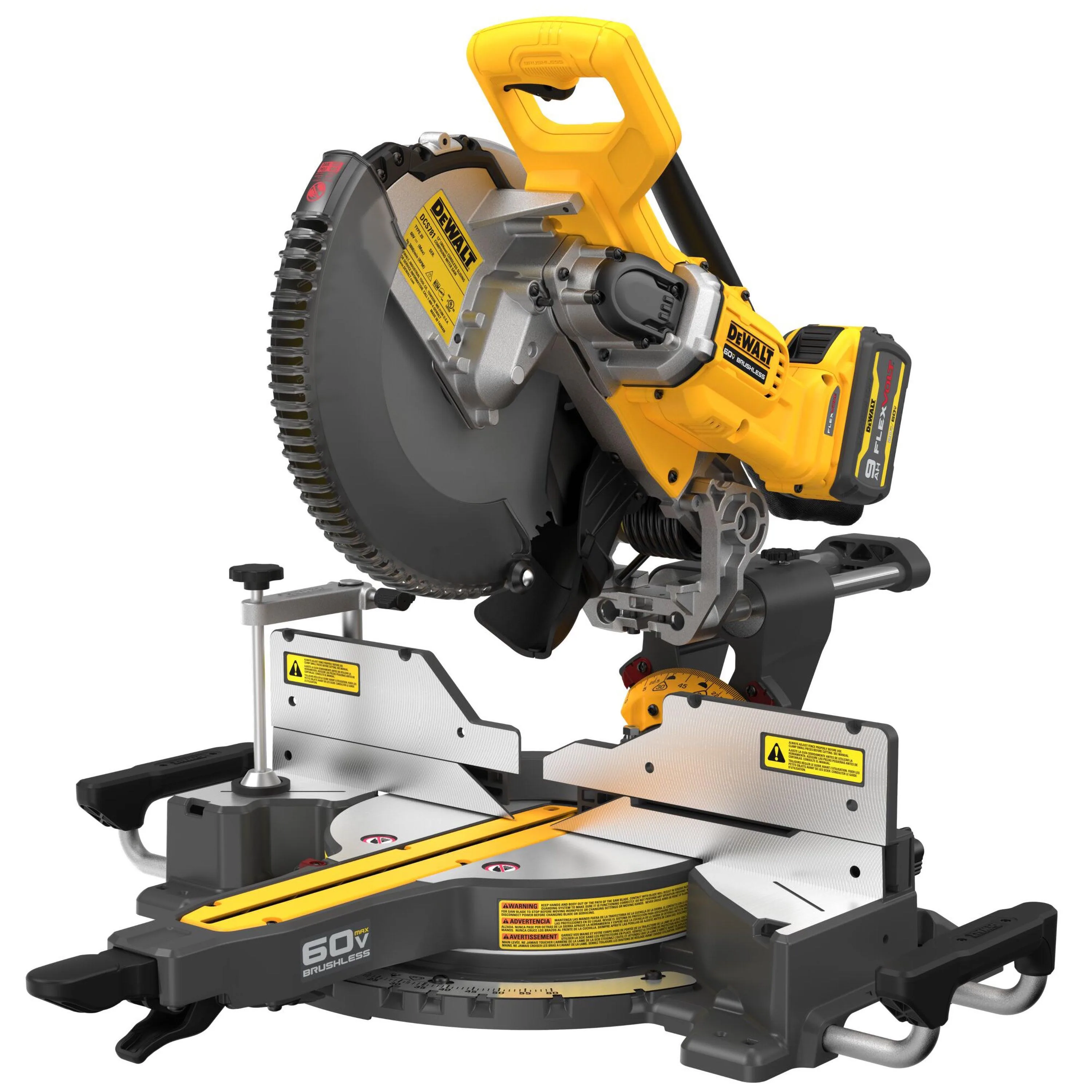 DeWalt 60V Max Brushless 12" Double Bevel Sliding Miter Saw