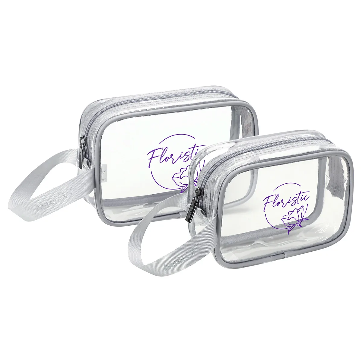 AeroLOFT® Clear View 2 pc Travel Toiletry Bags