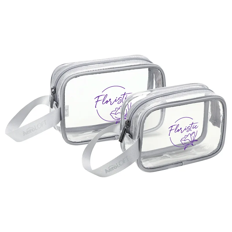 AeroLOFT® Clear View 2 pc Travel Toiletry Bags