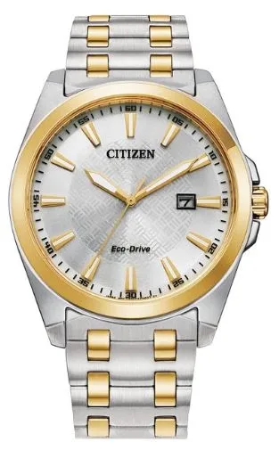 Citizen® Men's Corso Eco-Drive® Stainless Steel Bracelet Watch