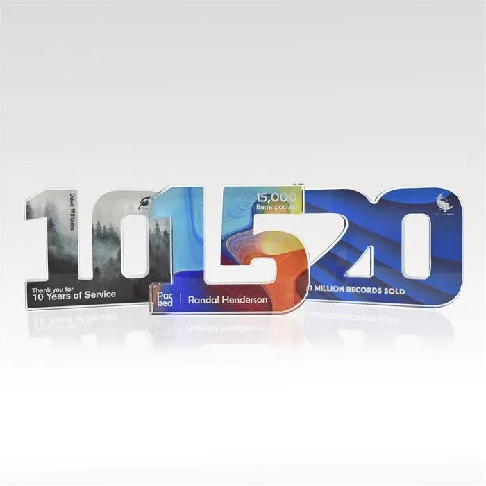 Acrylic Numbers - Double Digit