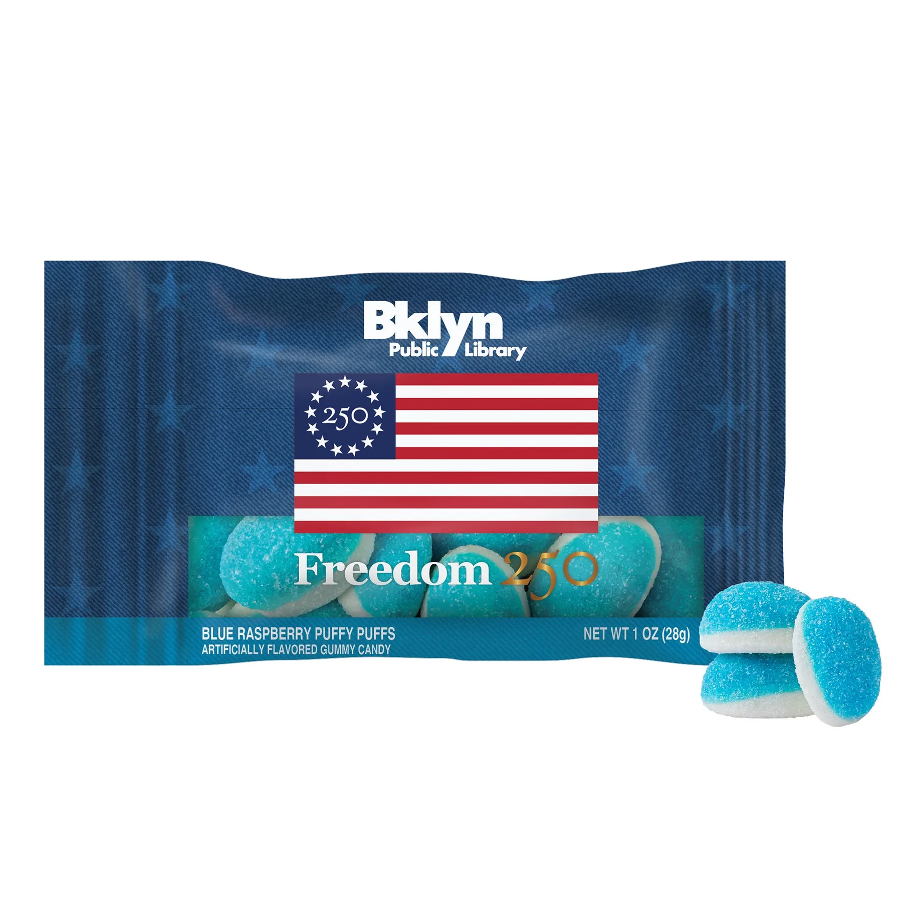 Freedom 250- 1oz. Digibag™- Blue Raspberry Puffs