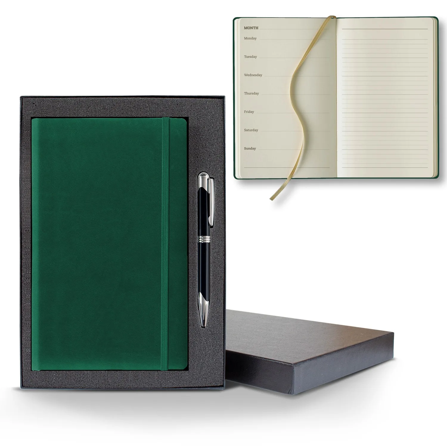 Castelli Tucson Medio Ivory Page Perpetual Weekly Notes Gift Set view 2