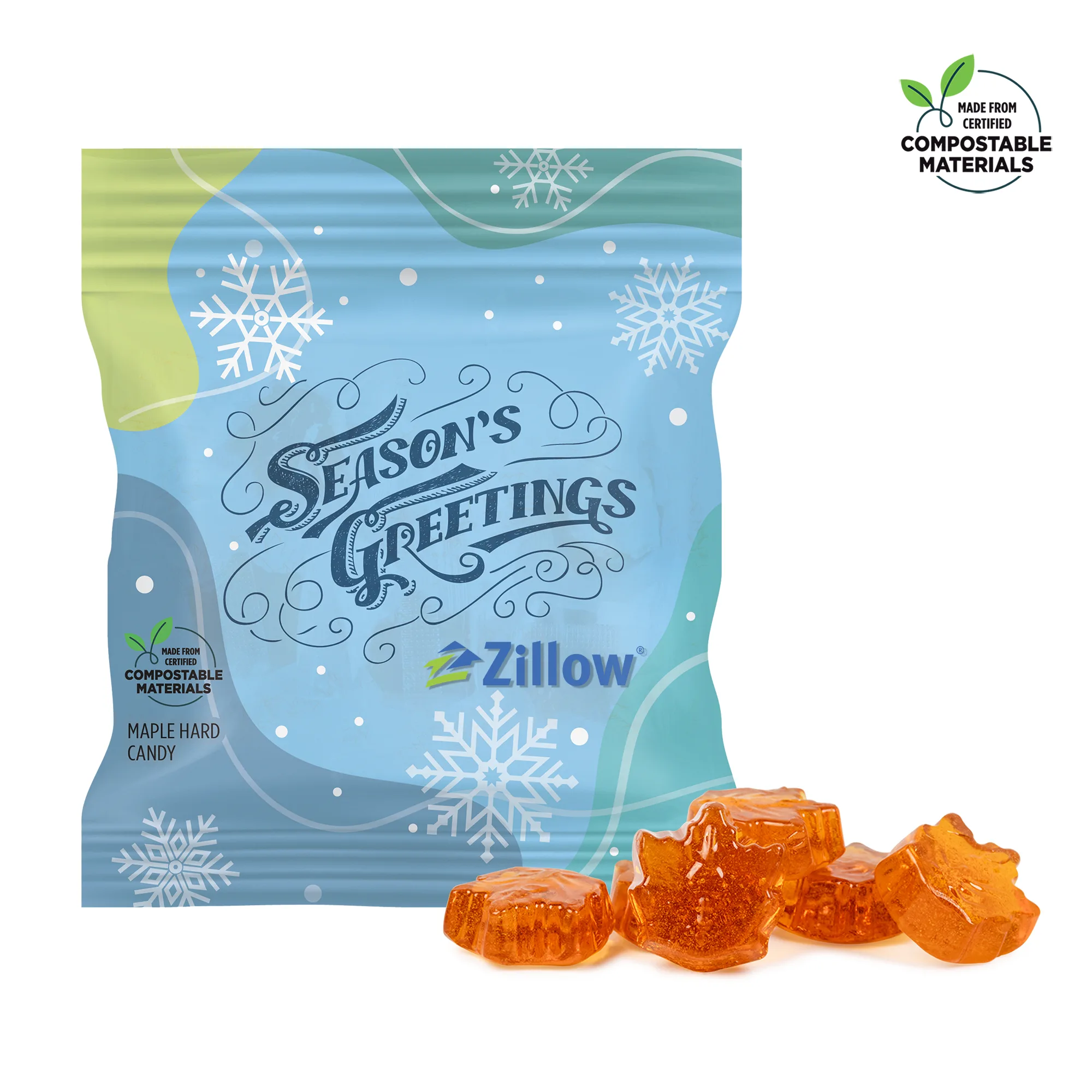 1 oz. ECO-Digibag, Compostable-Maple Flavored Candy view 3