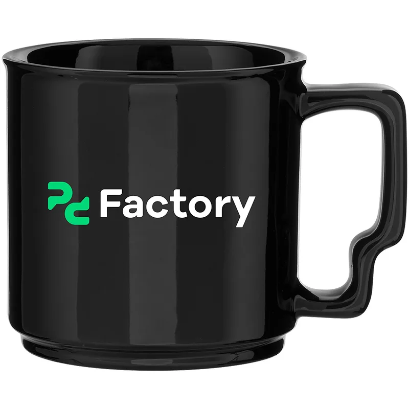 13 oz Quarry Ceramic Mug (Black)