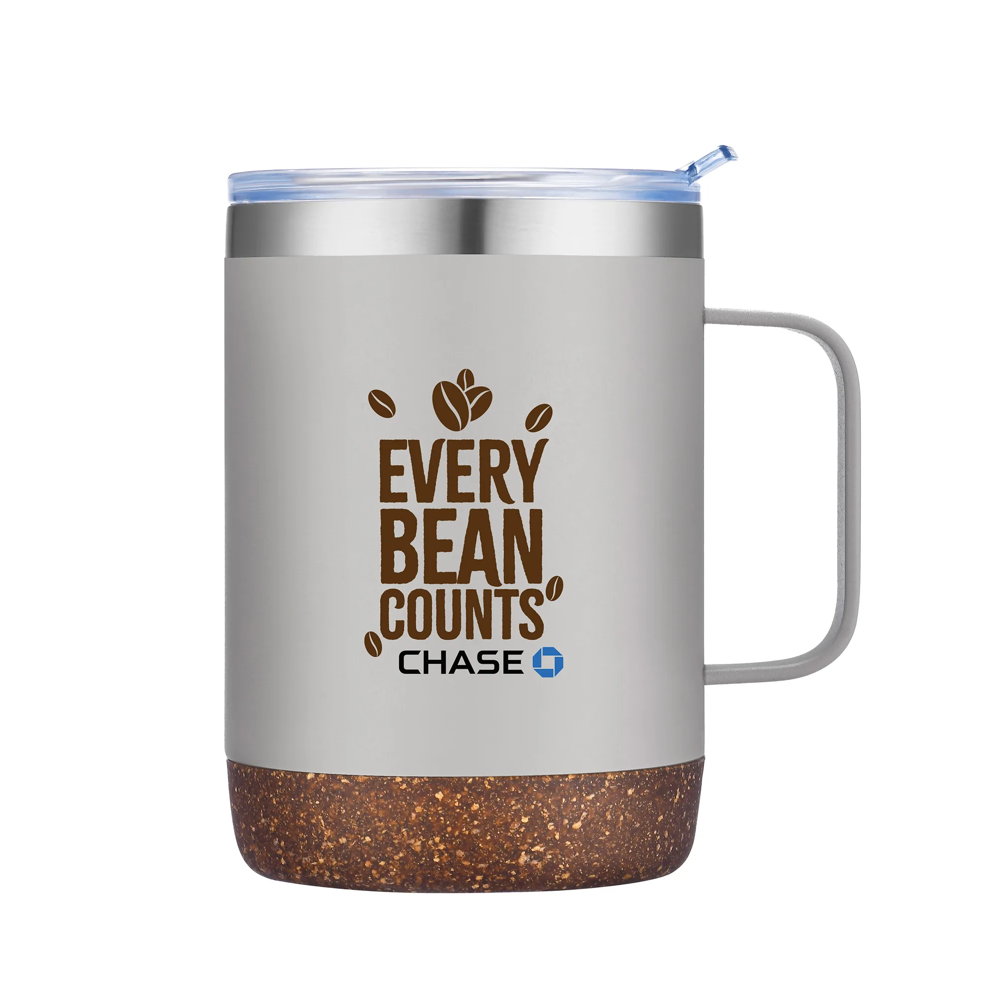 12 oz. Vacuum Mug with Cork Bottom view 4