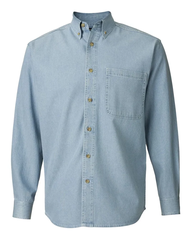 Sierra Pacific Long Sleeve Denim Shirt view 3
