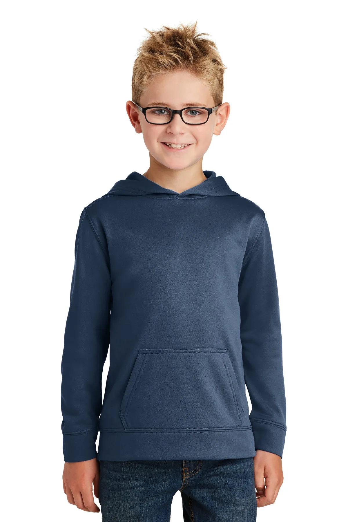 Port & Co™ Youth Performance Fleece Pullover Hooded Sweatshirt.