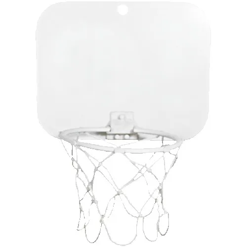 Mini Basketball Backboard w/Unimprinted Vinyl Basketball view 2