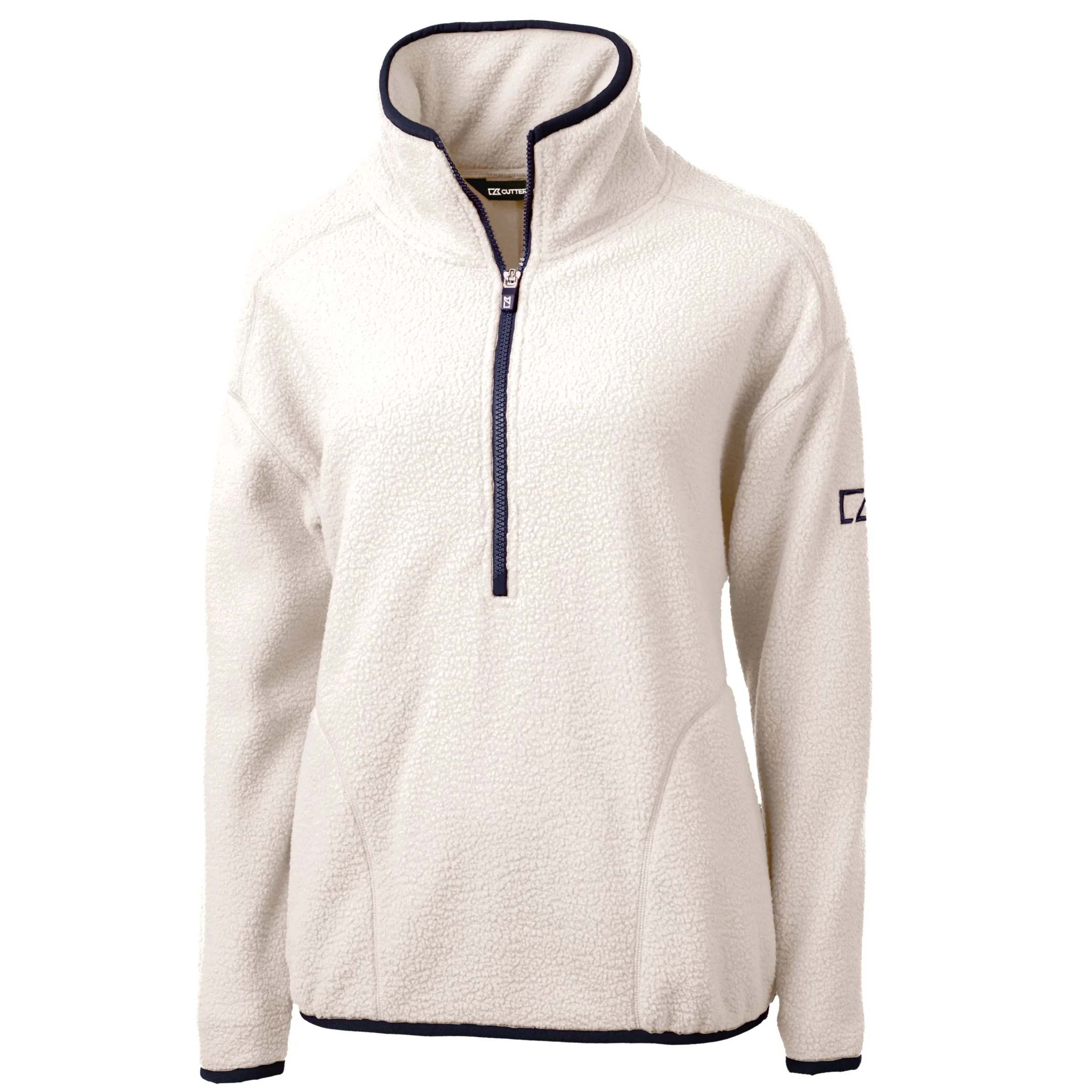 Cutter & Buck Cascade Eco Sherpa Womens Fleece Pullover Jacket view 5