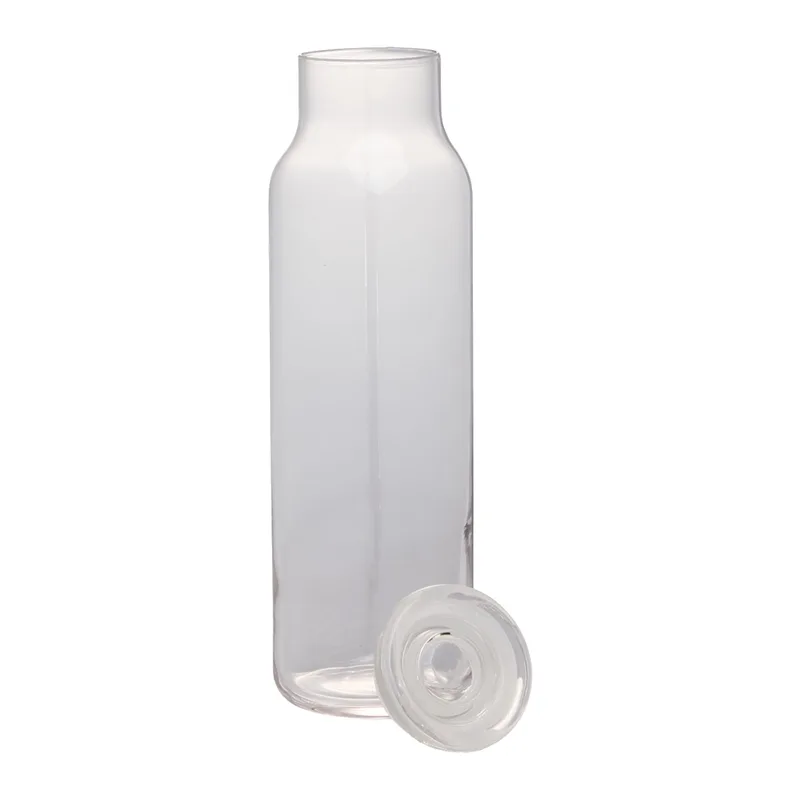 Libbey 24 oz Glass Water Bottle with Press-On Lid view 5