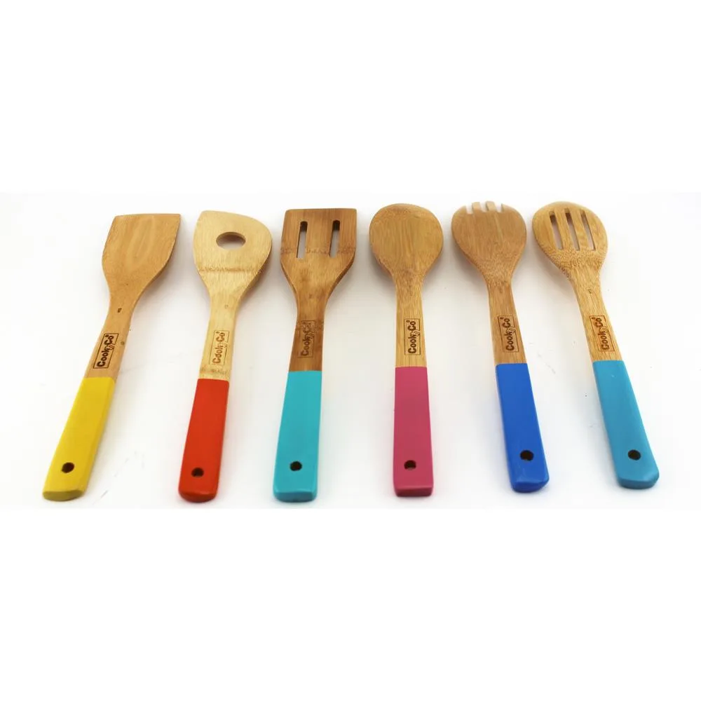 BergHoff Cooknco Bamboo Utensil Set/ Multi-Color 6Pc