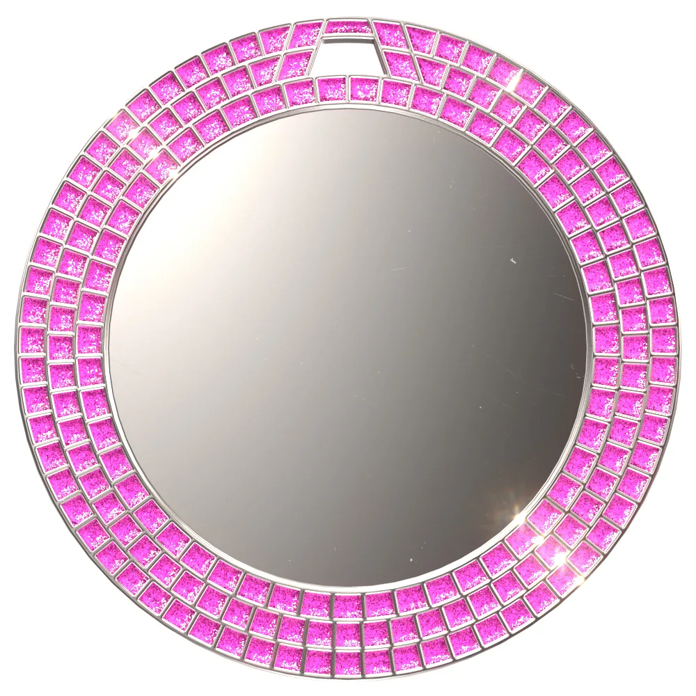 Vibraprint® Bright Pink GEM Insert Medallion (2-3/4") view 3
