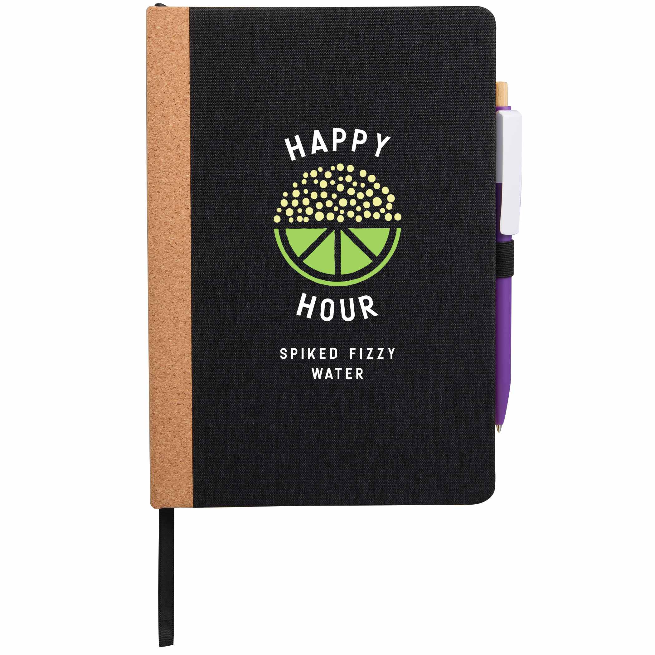 5.5'' x 8.5'' Recycled PET and Cork Bound Journal