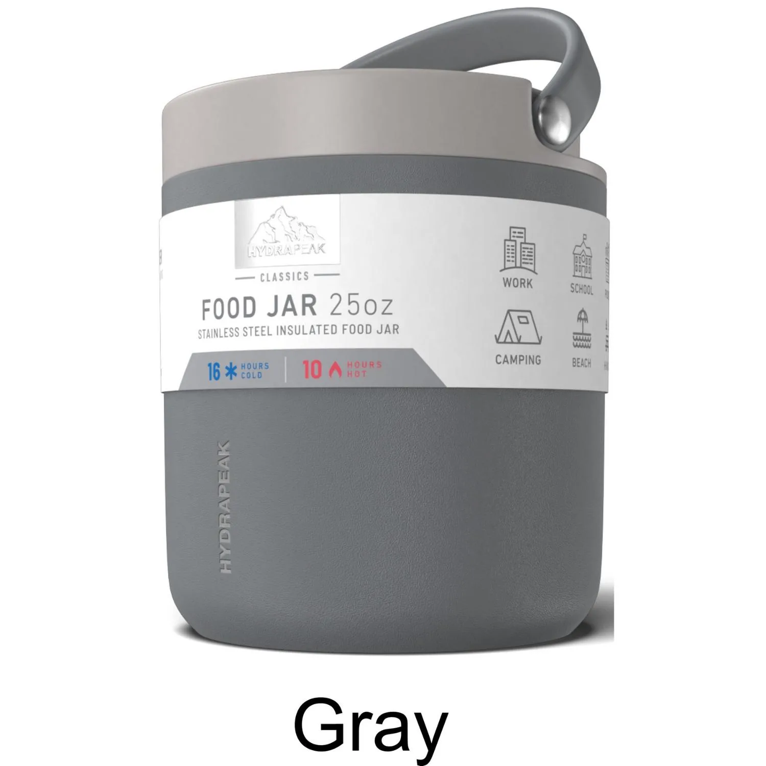 25 oz Hydrapeak® Stainless Steel Insulated Thermos Food Jar view 4