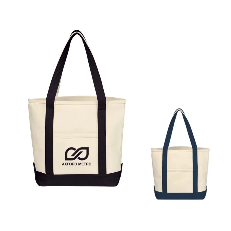 Small Starboard Cotton Canvas Tote Bag view 2