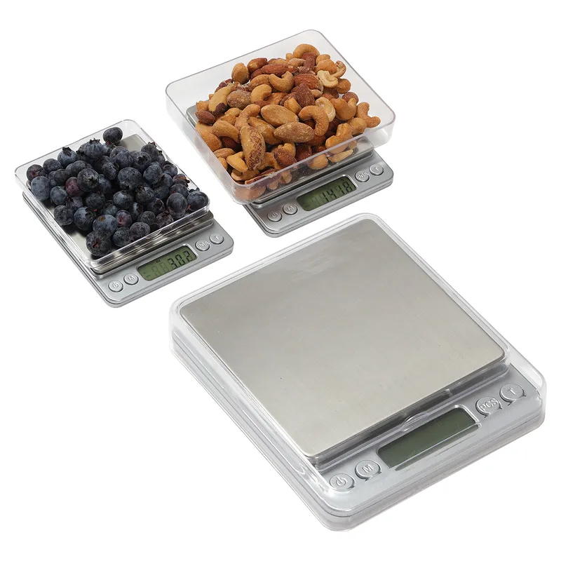 Easy Measure Digital Kitchen Scale with Food Tray view 2