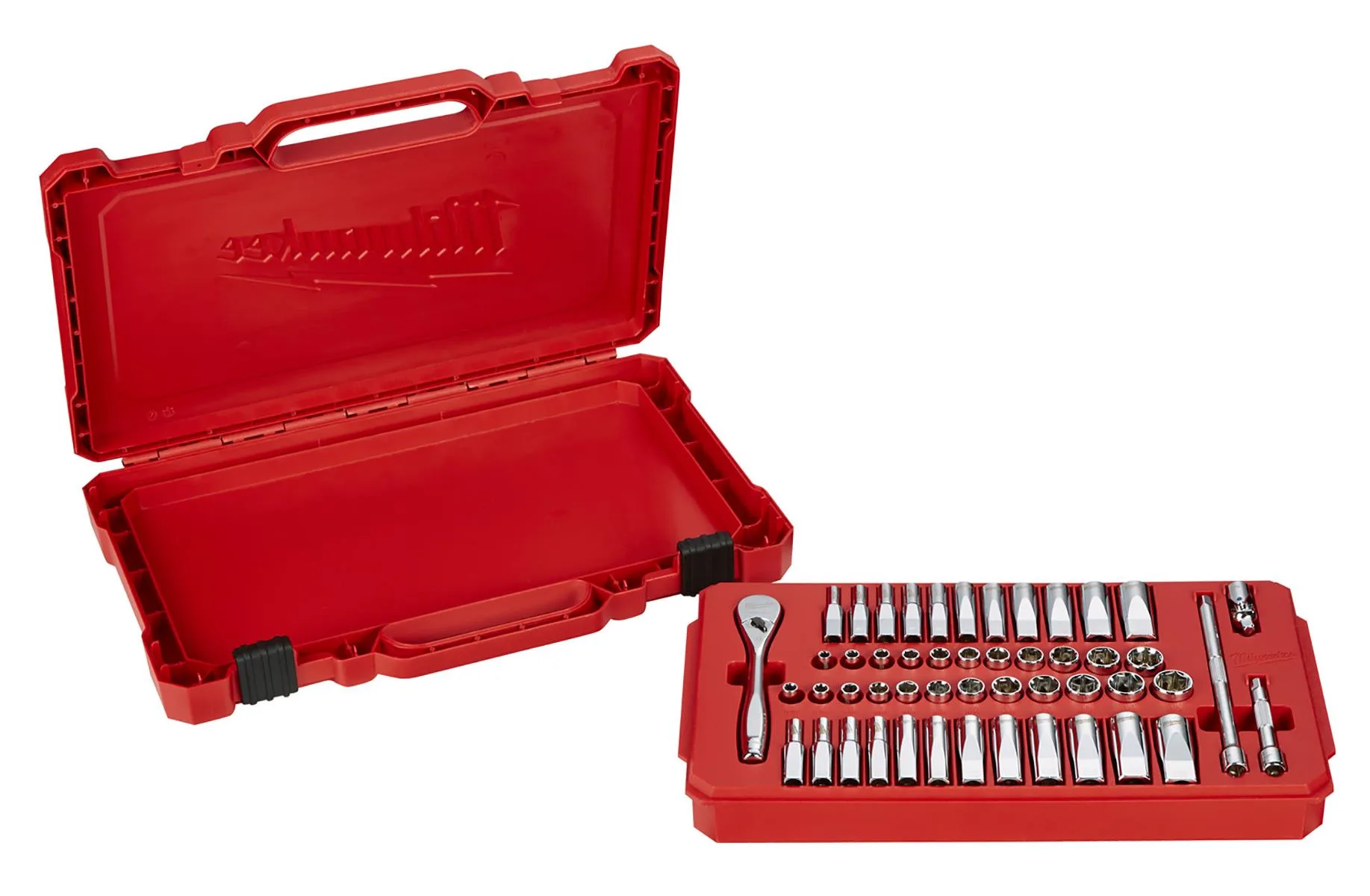 Milwaukee 1/4" Drive 50Pc Drive Ratchet & Socket Set - Sae & Metric