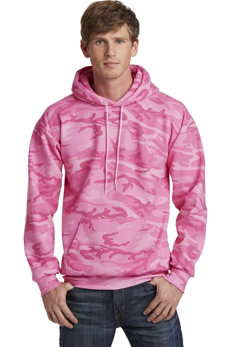Port & Co™ Core Fleece Camo Pullover Hooded Sweatshirt. view 4