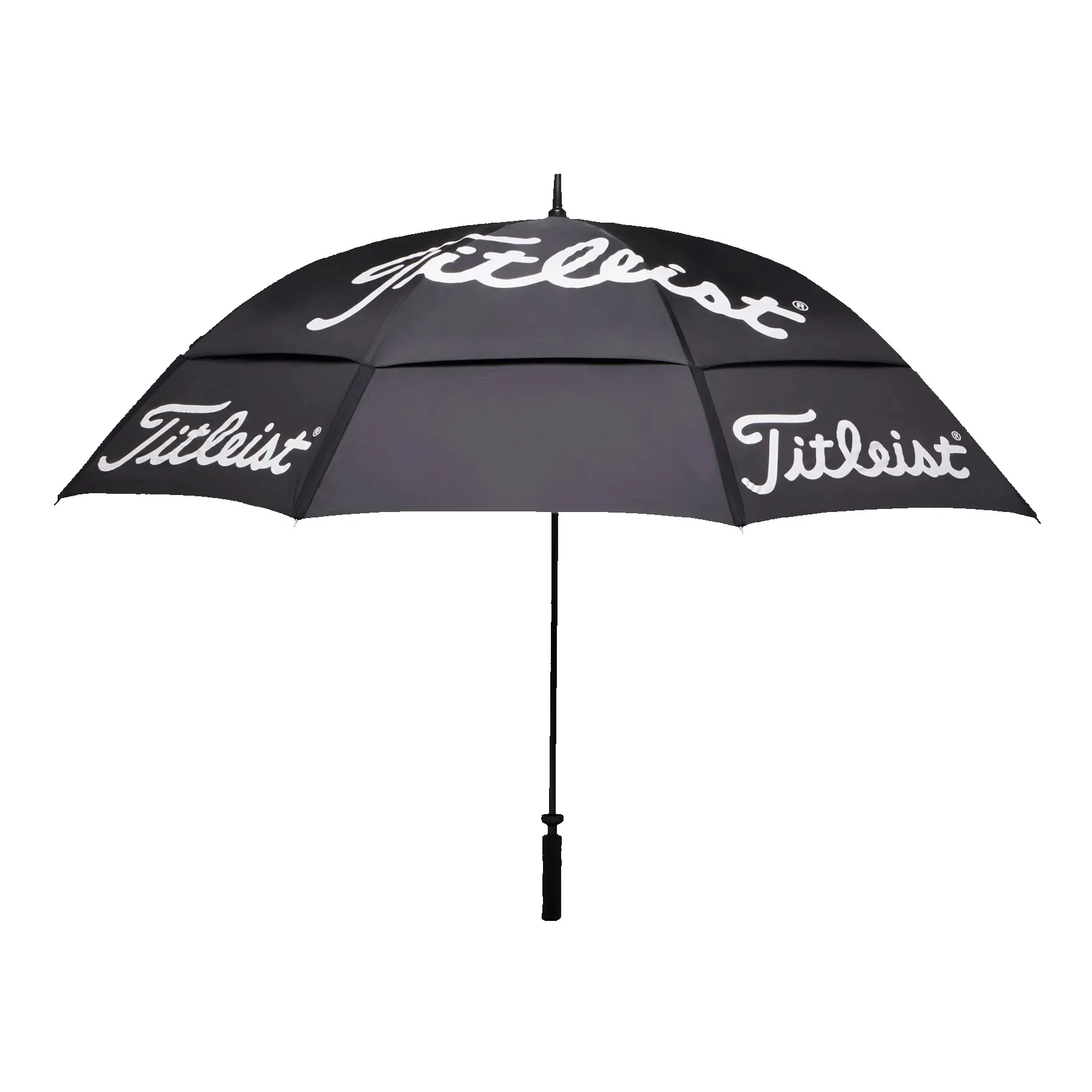 Titleist Tour Double Canopy Umbrella - Black/White