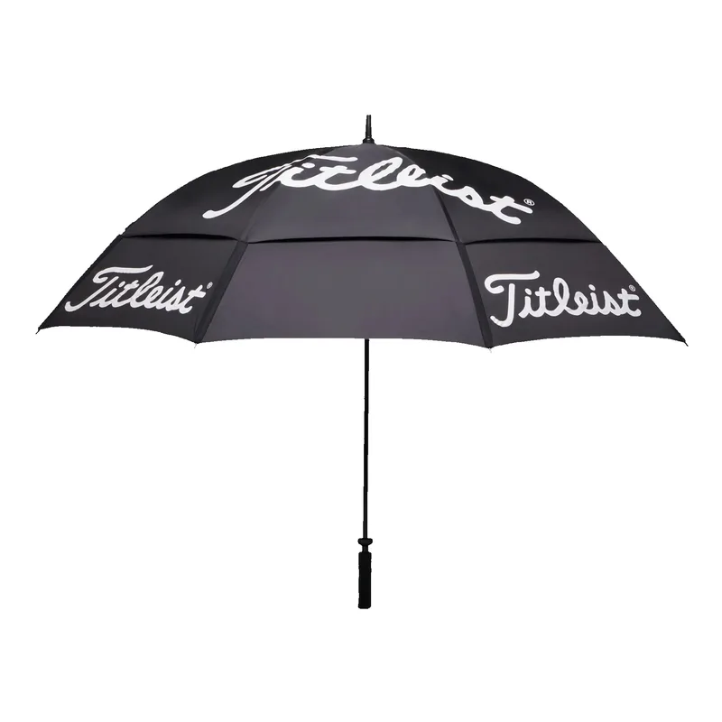 Titleist Tour Double Canopy Umbrella - Black/White