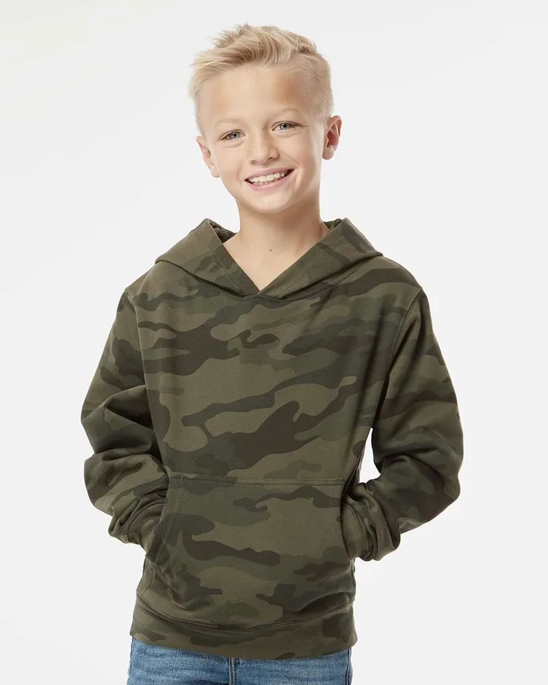 Independent Trading Co.® Youth Midweight Hooded Sweatshirt view 2