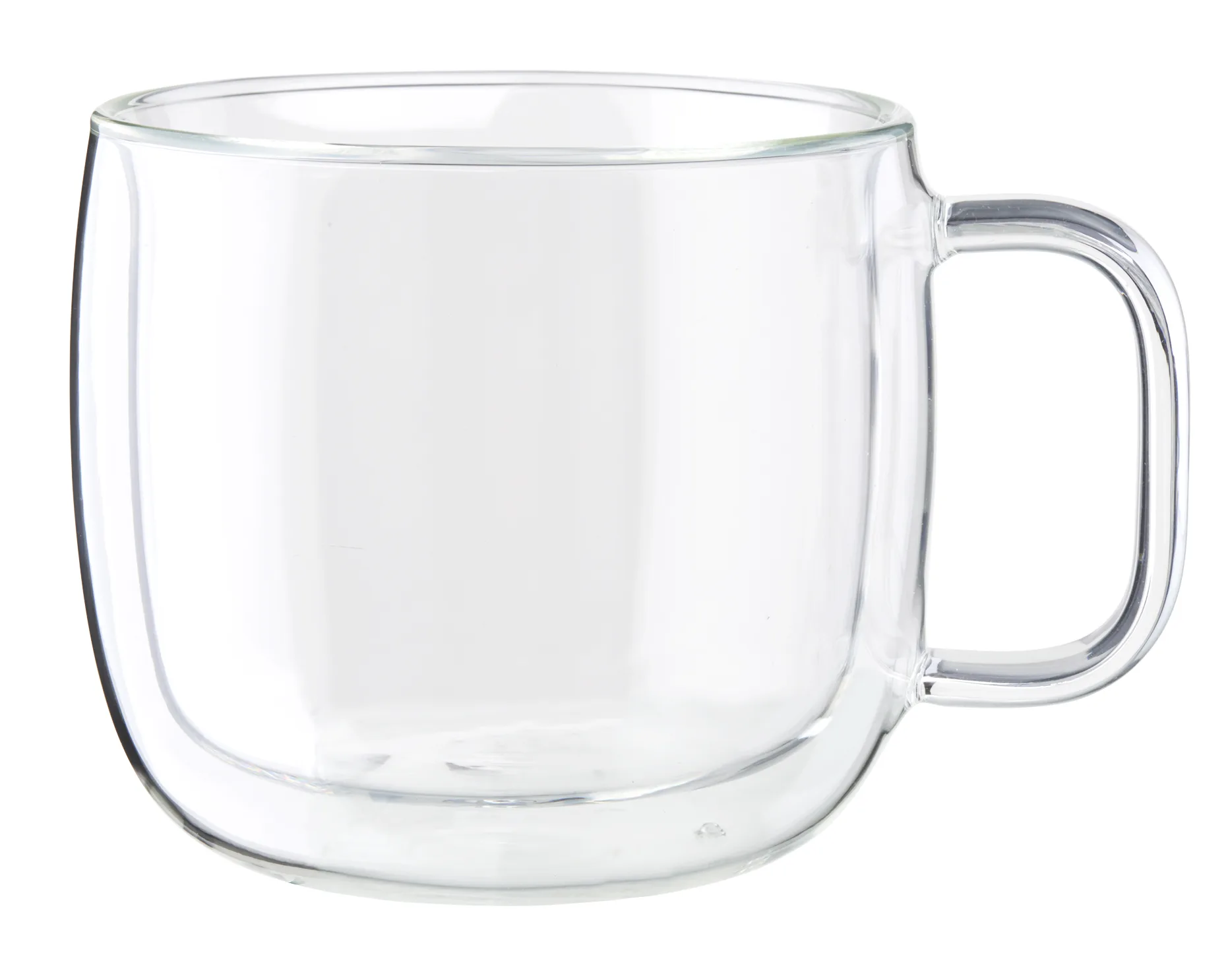 JA Henckels Sorrento Plus 2-Piece Double-Wall Glass Cappuccino Mug Set
