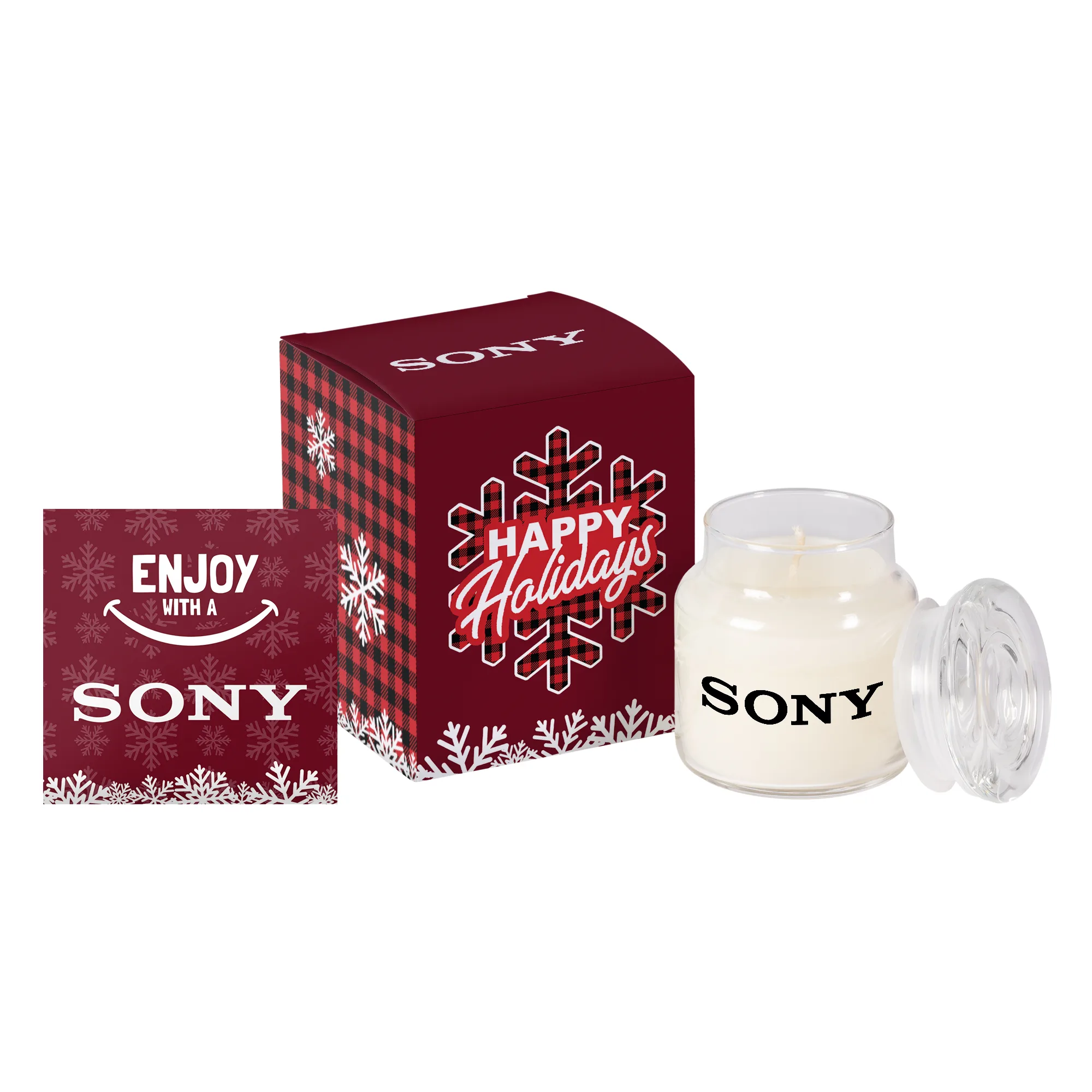 Aromatherapy Candle Jar with Glass Lid in Soft Touch Gift Box view 5