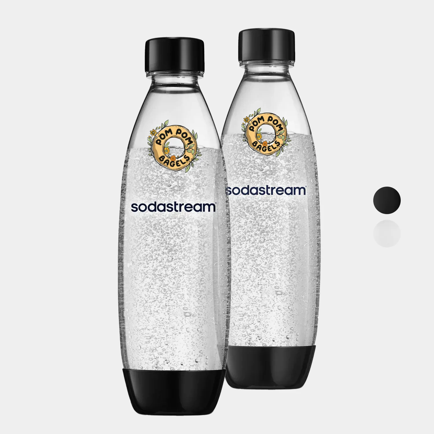 Sodastream Slim Sparkling Water Bottle Twin Pack 33.8 oz