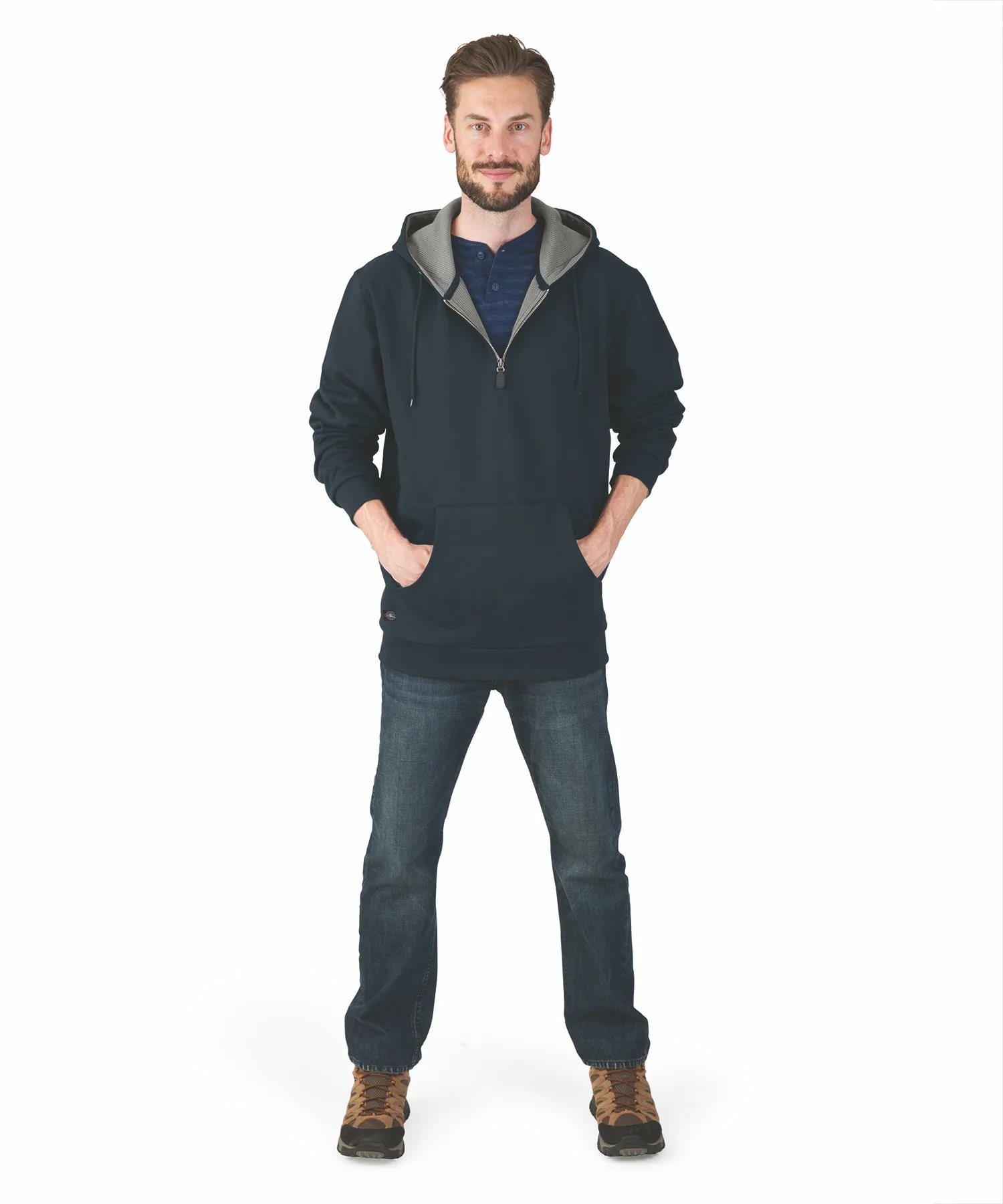 Unisex Tradesman Quarter Zip Sweatshirt view 2