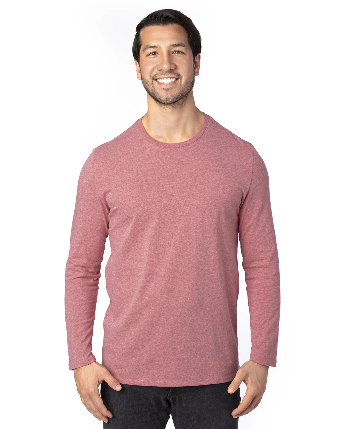 THREADFAST Unisex Ultimate CVC Long-Sleeve T-Shirt view 7