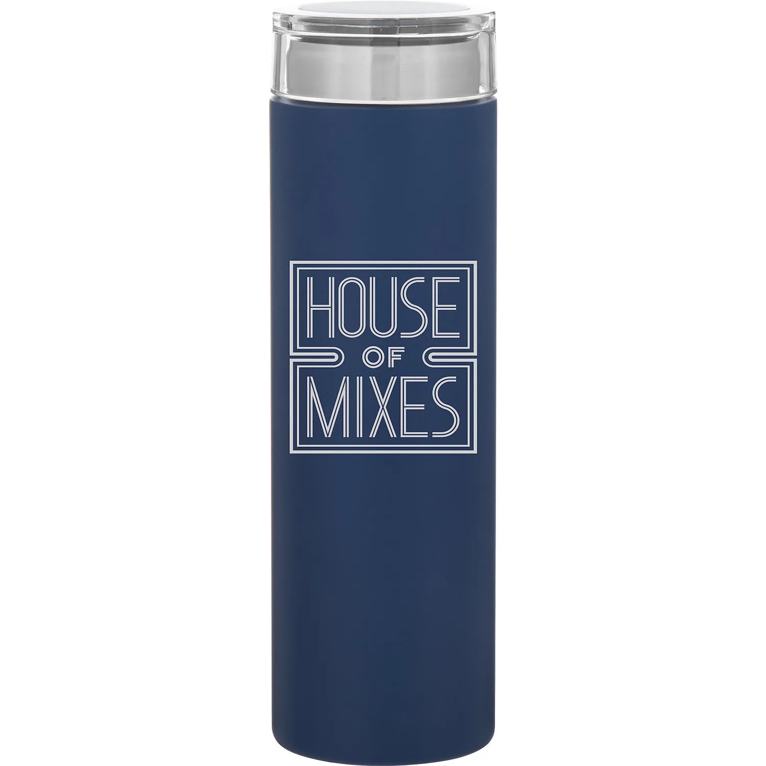 16.9 oz h2go Rocket Water Bottle (Matte Navy)