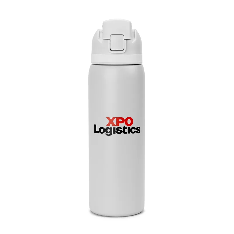 27 Oz. Solid Stainless Steel Pop Straw Bottle view 3