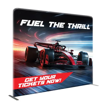 DisplaySplash Tension Fabric Display - 8' W x 7.5' H