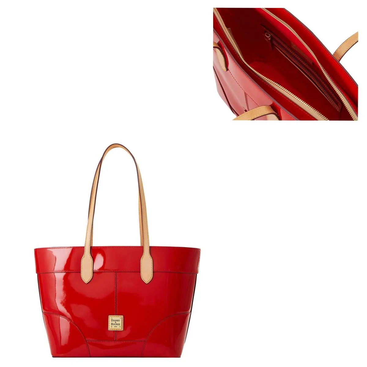 Dooney & Bourke Red Patent Tote