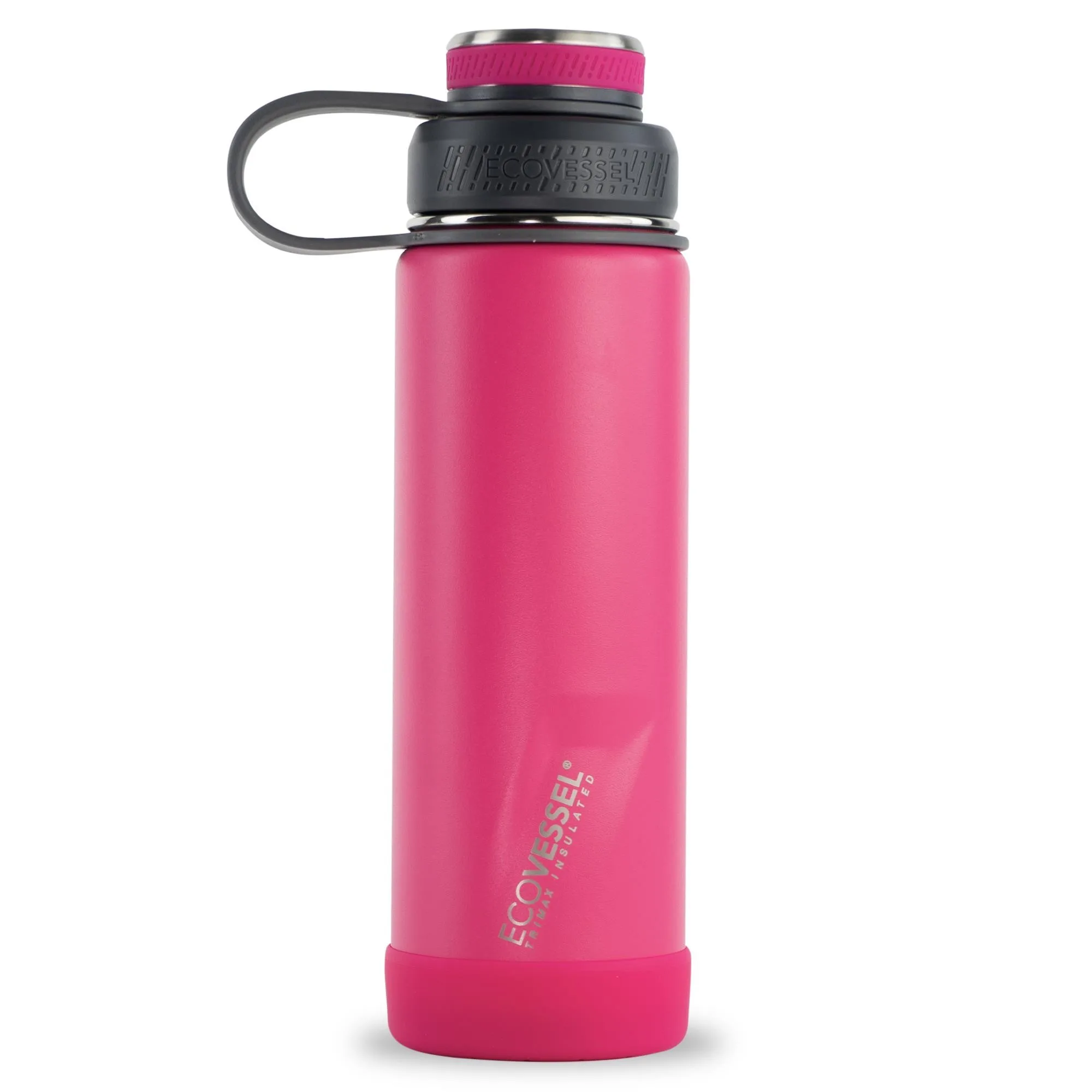 EcoVessel Boulder 20 Oz Trimax® Ss Water Bottle - Wild Magenta