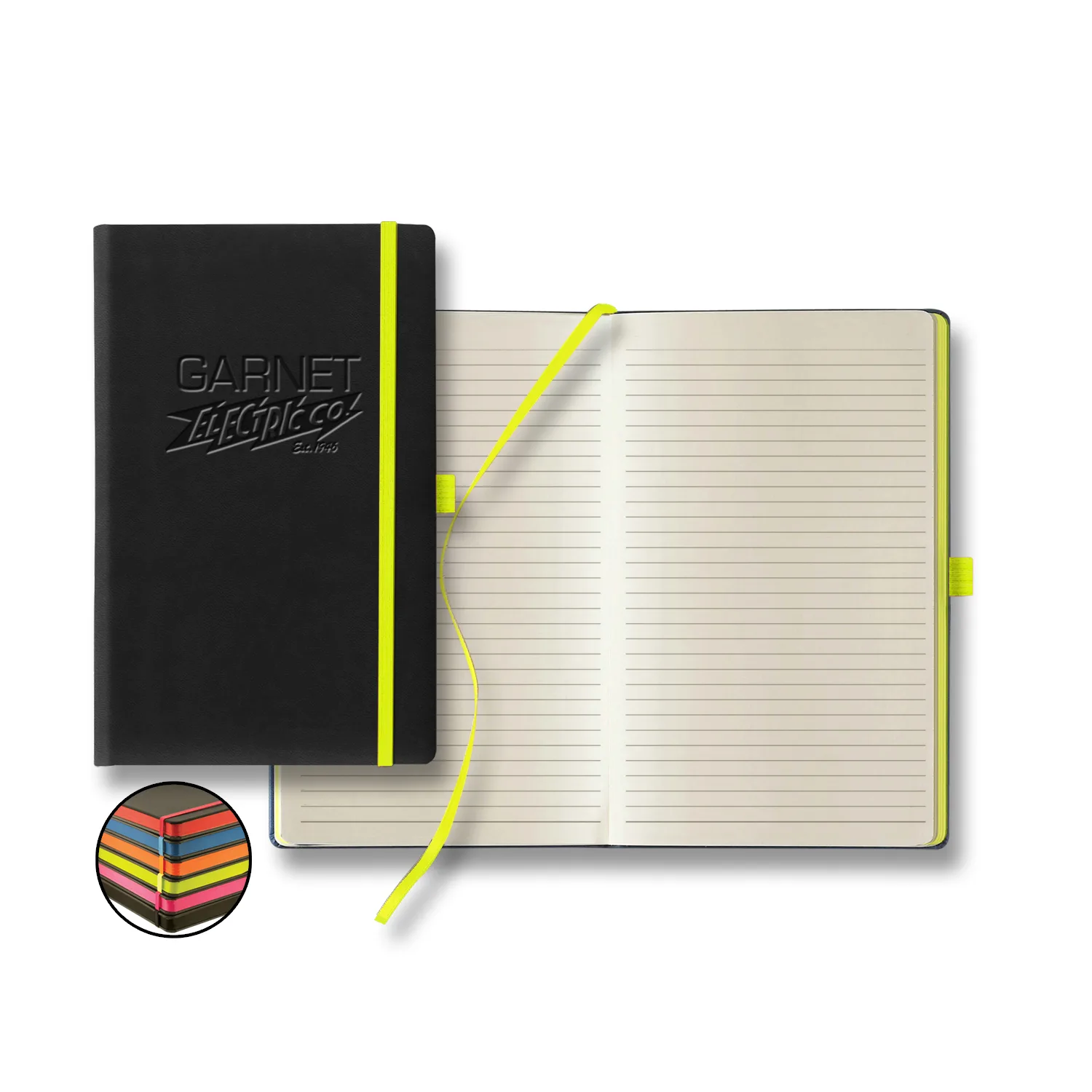 Castelli Tucson Edge Medio Lined Ivory Page Journal view 7