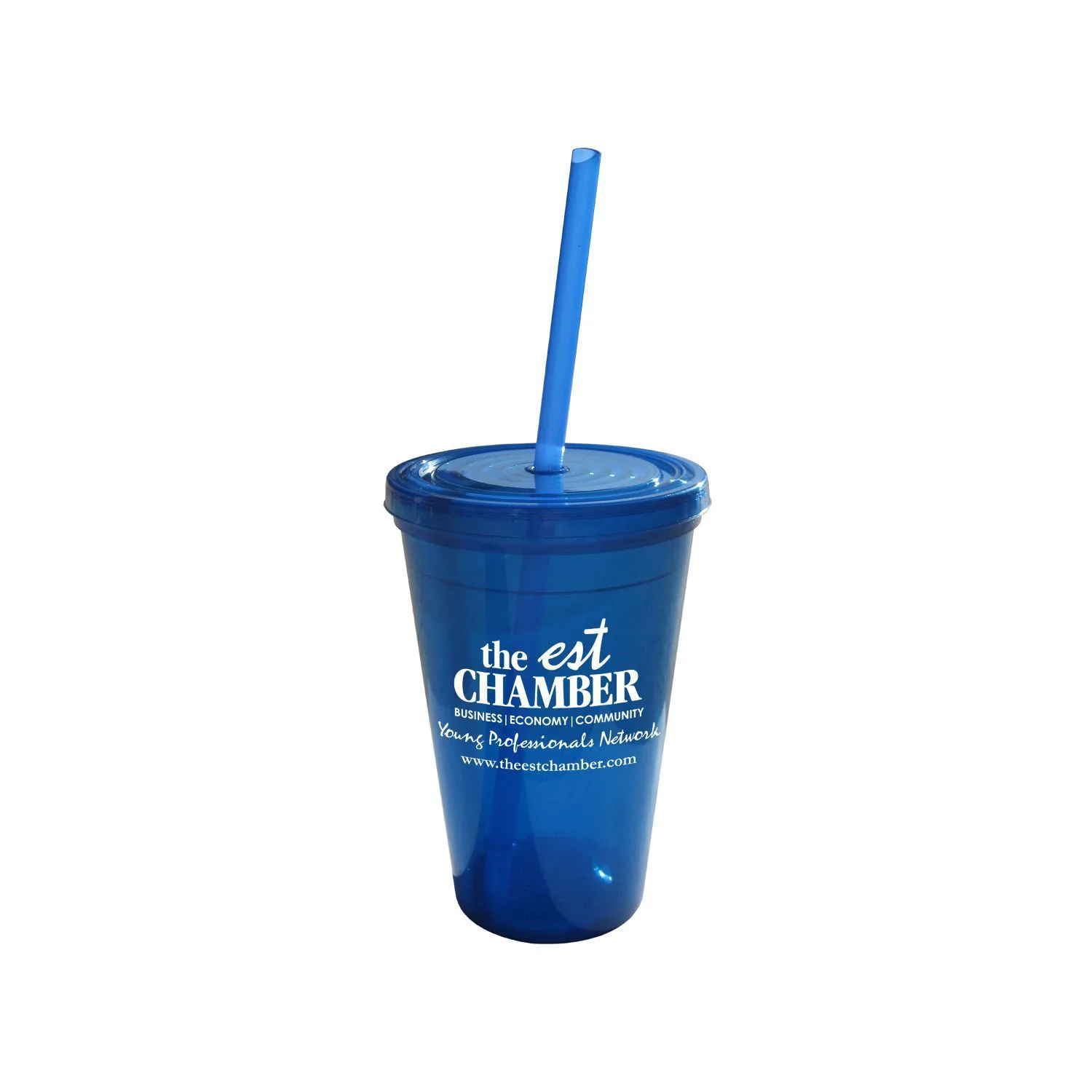 Geneva 16 Oz Tumbler w/Straw view 3