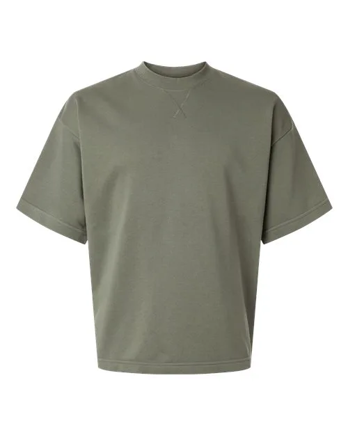 American Apparel® Unisex French Terry Ex Crew Top view 3