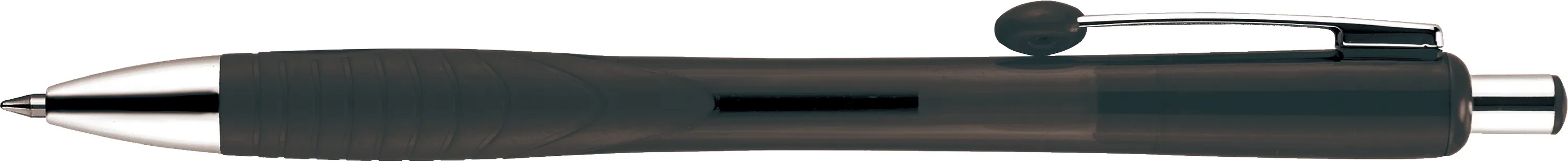 Translucent Black/Silver Blank Side View