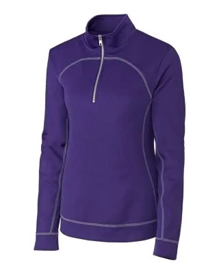 Clique Helsa Performance Womens Half Zip Pullover Sweatshirt view 7