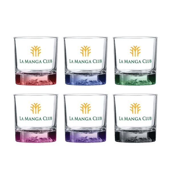 Denver 11.5 oz ARC Whiskey Rocks Glass with Color Bottom