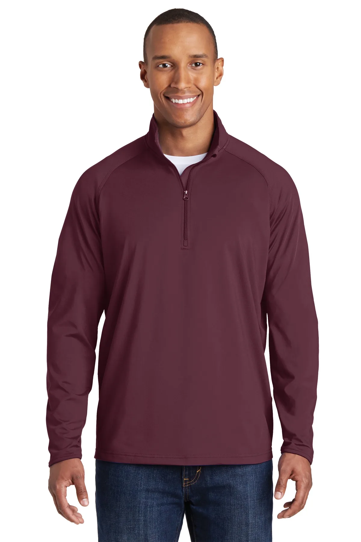 Sport-Tek® Sport-Wick® Stretch 1/4-Zip Pullover. view 5