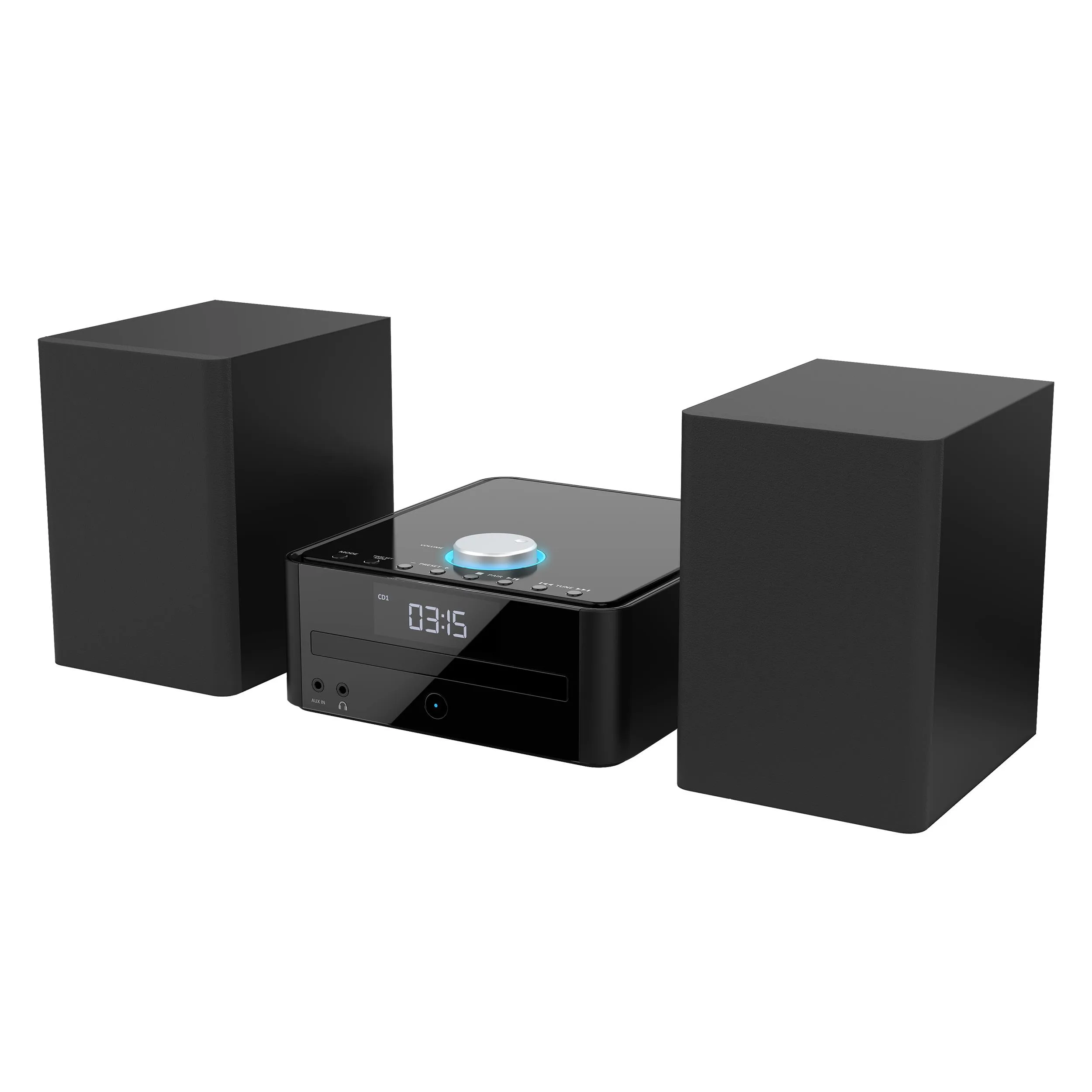 Jensen Audio Bluetooth Cd Music System w/Digital Am/Fm Stereo Receiver And Remote Control
